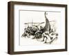 Lost and Found: The Victorious Vikings-Graham Coton-Framed Giclee Print