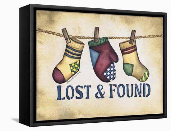 Lost and Found-Laurie Korsgaden-Framed Stretched Canvas