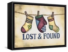Lost and Found-Laurie Korsgaden-Framed Stretched Canvas