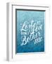 Lost At Sea Dont Bother Me-Ashley Santoro-Framed Giclee Print