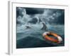 Lost At Sea-paul fleet-Framed Photographic Print