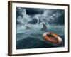 Lost At Sea-paul fleet-Framed Photographic Print