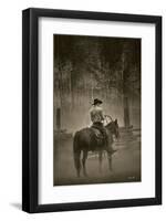 Lost Canyon Cowboy-Barry Hart-Framed Giclee Print