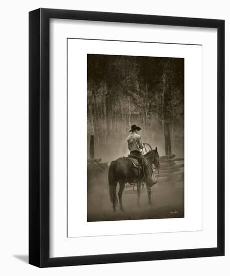 Lost Canyon Cowboy-Barry Hart-Framed Giclee Print