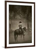 Lost Canyon Cowboy-Barry Hart-Framed Giclee Print