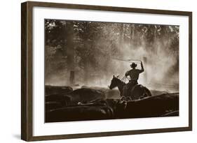 Lost Canyon Roundup-Barry Hart-Framed Art Print