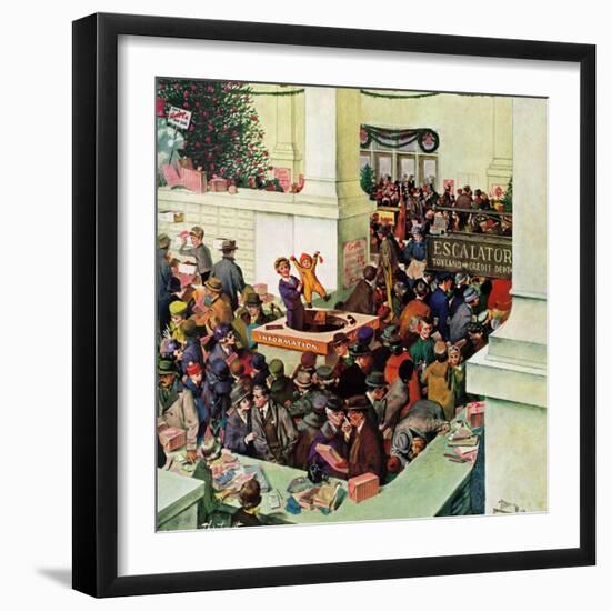 "Lost Child Department", December 20, 1958-Thornton Utz-Framed Giclee Print