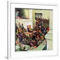 "Lost Child Department", December 20, 1958-Thornton Utz-Framed Giclee Print