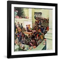 "Lost Child Department", December 20, 1958-Thornton Utz-Framed Giclee Print