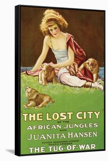 Lost City of the African Jungles - Tug of War-null-Framed Stretched Canvas