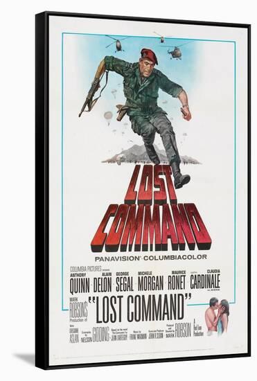 LOST COMMAND, US poster, Anthony Quinn, 1966-null-Framed Stretched Canvas