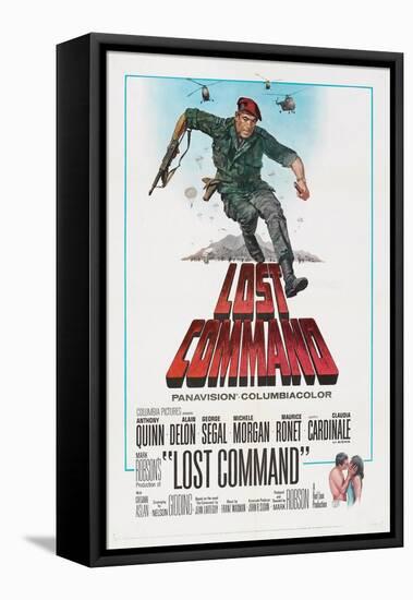 LOST COMMAND, US poster, Anthony Quinn, 1966-null-Framed Stretched Canvas