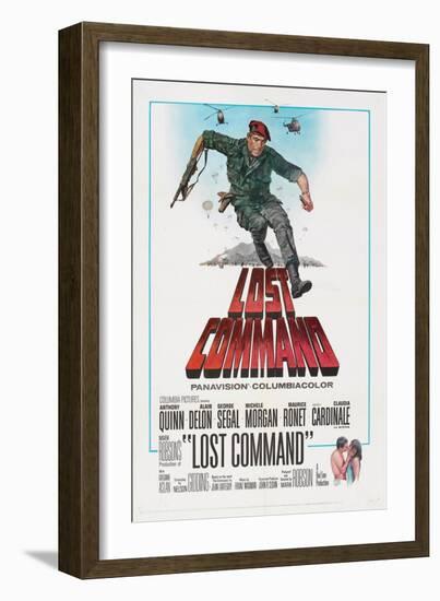 LOST COMMAND, US poster, Anthony Quinn, 1966-null-Framed Art Print