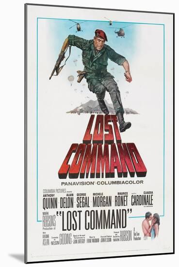 LOST COMMAND, US poster, Anthony Quinn, 1966-null-Mounted Art Print