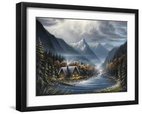 Lost Creek-Chuck Black-Framed Giclee Print