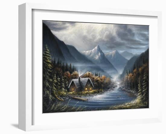 Lost Creek-Chuck Black-Framed Giclee Print