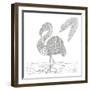 Lost Flamingo-Pam Varacek-Framed Art Print