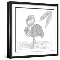 Lost Flamingo-Pam Varacek-Framed Art Print