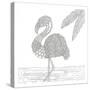 Lost Flamingo-Pam Varacek-Stretched Canvas