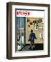 "Lost His Mitten" Saturday Evening Post Cover, December 14, 1957-Ben Kimberly Prins-Framed Giclee Print