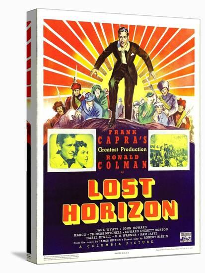 Lost Horizon, Top Center: Ronald Colman, 1937-null-Stretched Canvas