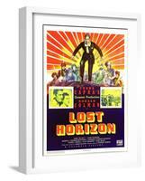 Lost Horizon, Top Center: Ronald Colman, 1937-null-Framed Photo