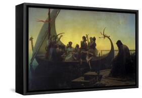 Lost Illusions, or Evening, 1843-Marc Charles Gabriel Gleyre-Framed Stretched Canvas