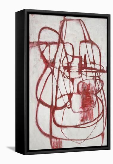 Lost in Red-Joshua Schicker-Framed Stretched Canvas