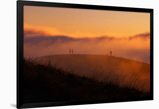 Lost in Sun, Dreamy Fpog and Sunset Light, San Francisco Bay Area-Vincent James-Framed Photographic Print