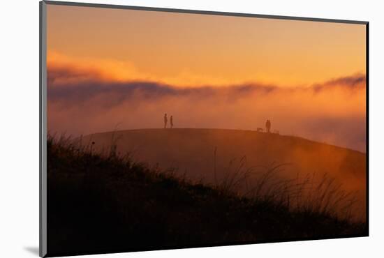 Lost in Sun, Dreamy Fpog and Sunset Light, San Francisco Bay Area-Vincent James-Mounted Photographic Print