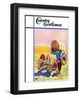 "Lost in the Desert," Country Gentleman Cover, July 1, 1938-Charles Hargens-Framed Giclee Print