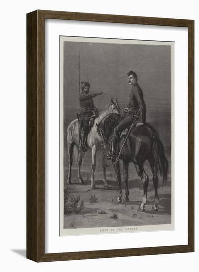 Lost in the Desert-Frank Dadd-Framed Giclee Print