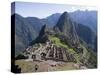 Lost Inca City of Machu Picchu, Intipunku, Peru-Diane Johnson-Stretched Canvas