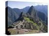 Lost Inca City of Machu Picchu, Intipunku, Peru-Diane Johnson-Stretched Canvas