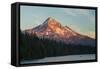 Lost Lake Near Mount Hood, OR-Justin Bailie-Framed Stretched Canvas