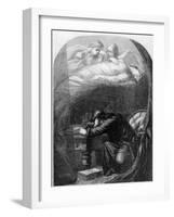 "Lost Lenore" a Painting by E. H. Wehnert Depicting a Scene from Edgar Allan Poe's "The Raven"-null-Framed Photographic Print