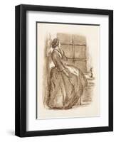 Lost Love, C.1859 (Pen and Ink)-John Everett Millais-Framed Premium Giclee Print