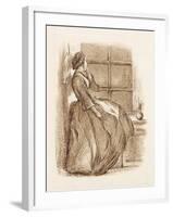 Lost Love, C.1859 (Pen and Ink)-John Everett Millais-Framed Giclee Print