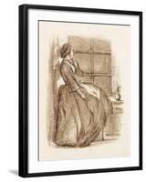 Lost Love, C.1859 (Pen and Ink)-John Everett Millais-Framed Giclee Print