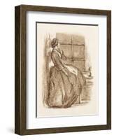 Lost Love, C.1859 (Pen and Ink)-John Everett Millais-Framed Giclee Print