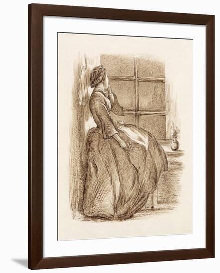 Lost Love, C.1859 (Pen and Ink)-John Everett Millais-Framed Giclee Print