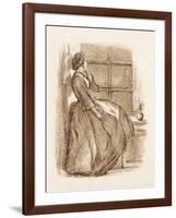 Lost Love, C.1859 (Pen and Ink)-John Everett Millais-Framed Giclee Print