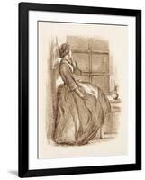 Lost Love, C.1859 (Pen and Ink)-John Everett Millais-Framed Giclee Print