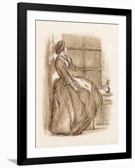 Lost Love, C.1859 (Pen and Ink)-John Everett Millais-Framed Giclee Print