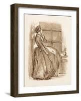 Lost Love, C.1859 (Pen and Ink)-John Everett Millais-Framed Giclee Print