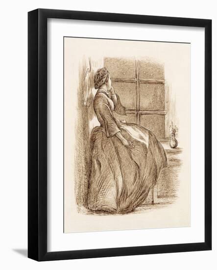Lost Love, C.1859 (Pen and Ink)-John Everett Millais-Framed Giclee Print