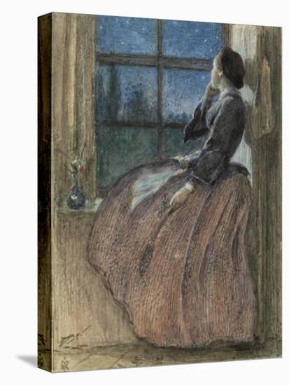 Lost Love-John Everett Millais-Stretched Canvas