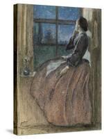 Lost Love-John Everett Millais-Stretched Canvas