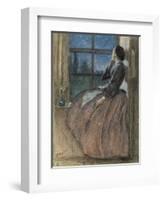 Lost Love-John Everett Millais-Framed Art Print