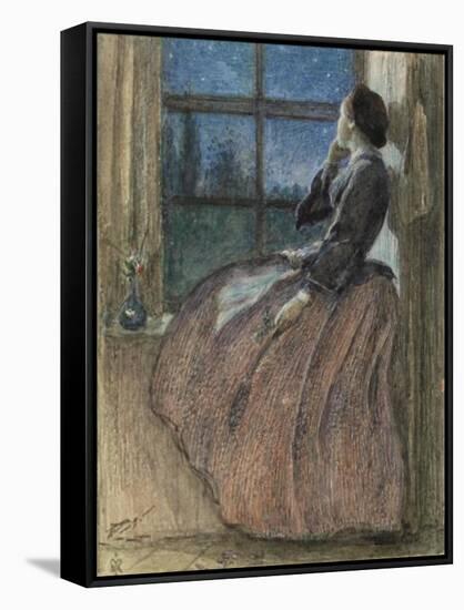 Lost Love-John Everett Millais-Framed Stretched Canvas
